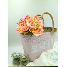 Torba za plažu roze